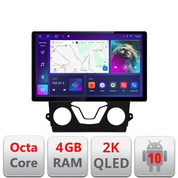 Navigatie Ford Mondeo 2013- Qled 2K Octa Core 4+64 LTE 4G DSP Wifi 5Ghz android auto carplay radio gps internet EDT-E413-2K