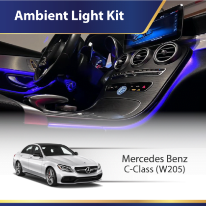 Pachet lumini ambientale Mercedes Benz C klass W205