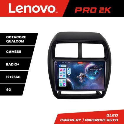 Navigatie Mitsubishi ASX 2017-2021 model facelift Android radio gps internet 8 core QLED 2K 12+256 360 Lenovo