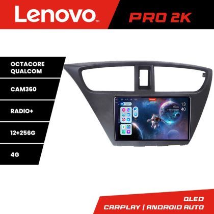 Navigatie Honda Civic 2012-2016 Lenovo Kit-CIVIC 8 core QLED 2K 12+256 360 Android Waze USB Navigatie Internet Youtube Radio