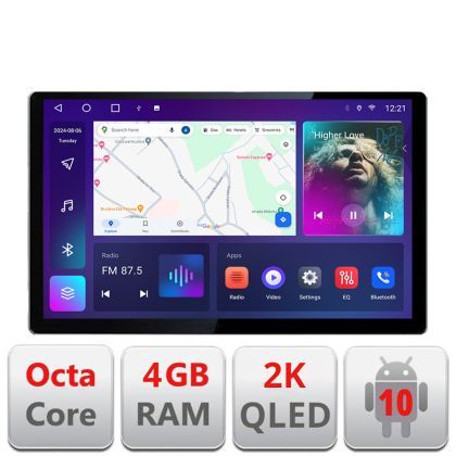 Navigatie dedicata Citroen Berlingo 2008-2018 N-berlingo Edonav ecran 13" 2K 4+32 Android Waze USB Navigatie 4G 360 Toslink Yo