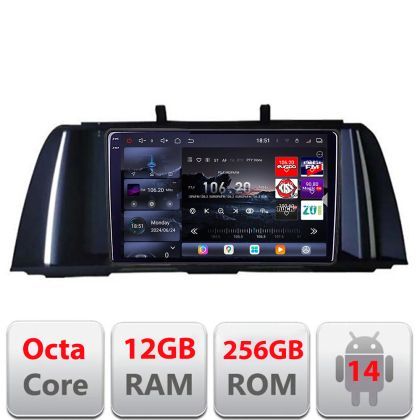 Navigatie Bmw F10 NBT 2012-2016 Android radio bluetooth internet 8 core QLED 2K 12+256GB 360 Edotec