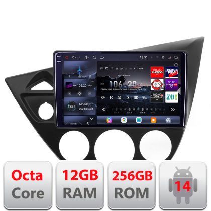 Navigatie Ford Focus 1 1998-2004 Android radio gps internet 8 core QLED 2K 12+256GB 360 Edotec