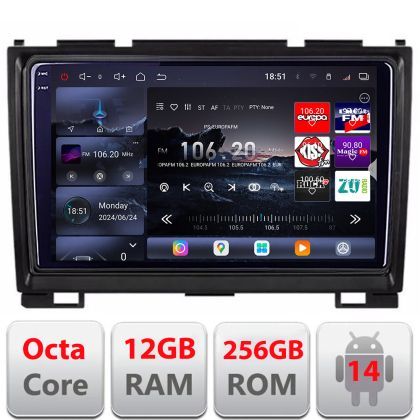 Navigatie Hummer H2 intre anii 2008-2009 Android radio gps internet 8 core QLED 2K 12+256GB 360 Edotec V3