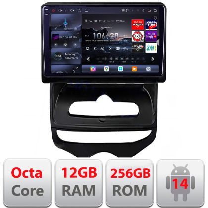 Navigatie Hyundai IX20 2010-2019 Android radio gps internet 8 core QLED 2K 12+256GB 360 Edotec