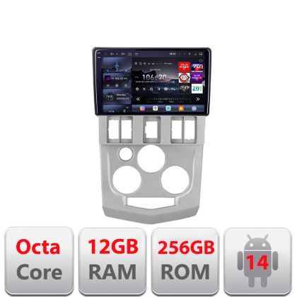 Navigatie Dacia Logan 1 2003-2010 Edotec Kit-logan 8 core QLED 2K 12+256GB 360 Android Waze USB Navigatie Internet Youtube Radio