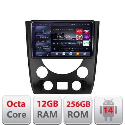 Navigatie Ssangyong rexton 2013-2016 Android radio gps internet  8 core QLED 2K 12+256GB 360 Edotec