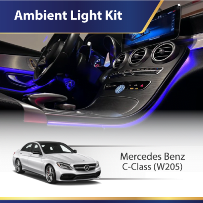 Pachet lumini ambientale Mercedes Benz C klass W205