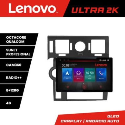 Navigatie Hummer H2 2002-2008 ecran 13" 2K 8+128 Android Waze USB Navigatie 4G 360 Toslink Youtube Radio kit-hu
