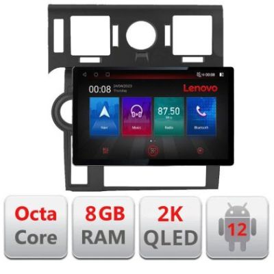 Navigatie Hummer H2 2002-2008 ecran 13" 2K 8+128 Android Waze USB Navigatie 4G 360 Toslink Youtube Radio kit-hu