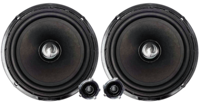 Set 2 Difuzoare componente, pe 2 căi VW, 6” (160 mm) cu filtre si cabluri plug & play 60 W RMS/120 W MAX, 4Ohm, Phoenix Gold, ZDSW6CS
