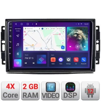 Navigatie Chrysler Jeep A-202 2+32 GB Android Waze USBNavigatie Internet Youtube Radio v2