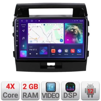 Navigatie Toyota LandCruiser 2008-2015 A-381 2+32 GB Android Waze USBNavigatie Internet Youtube Radio v1