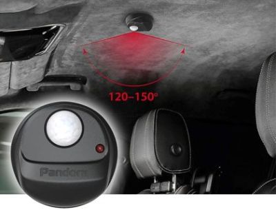 Senzor infrarosu miscare bluetooth wireless PIR-100  alb pentru alarme pandora