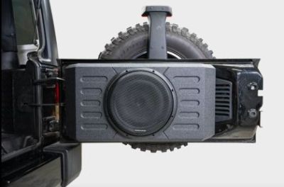Subwoofer cu difuzor de 12", dedicat usa spate JEEP WRANGLER JK/JKU AND JL/JLU, 400 W RMS, Phoenix Gold