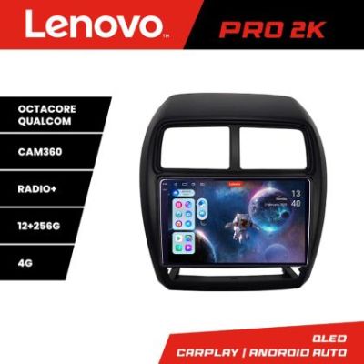 Navigatie Mitsubishi ASX 2017-2021 model facelift Android radio gps internet 8 core QLED 2K 12+256 360 Lenovo