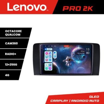 Navigatie Mercedes Clasa R Lenovo Kit-215 8 core QLED 2K 12+256 360 Android Waze USB Navigatie Internet Youtube Radio