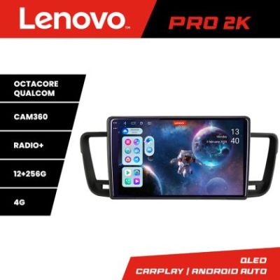 Navigatie Peugeot 508 Lenovo Kit-5637 8 core QLED 2K 12+256 360 Android Waze USB Navigatie Internet Youtube Radio