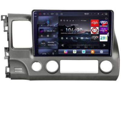 Navigatie Honda Civic Sedan 2005-2011 Edotec Kit-044 8 core QLED 2K 12+256GB 360 Android Waze USB Navigatie Internet Youtube Radio