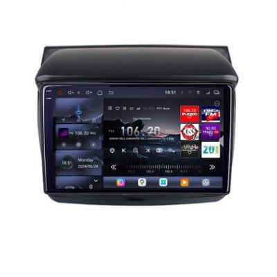 Navigatie Mitsubishi L200 2006-2014 Edotec Kit-094 8 core QLED 2K 12+256GB 360 Android Waze USB Navigatie Internet Youtube Radio