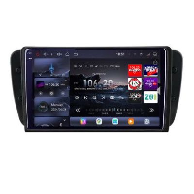 Navigatie Seat Ibiza 2008-2014 Edotec Kit-246 8 core QLED 2K 12+256GB 360 Android Waze USB Navigatie Internet Youtube Radio