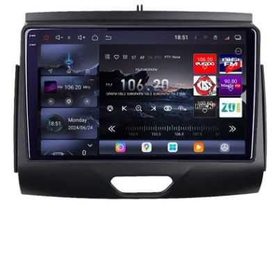 Navigatie Ford Ranger 2015- cu cd Android radio gps internet 8 core QLED 2K 12+256GB 360 Edotec