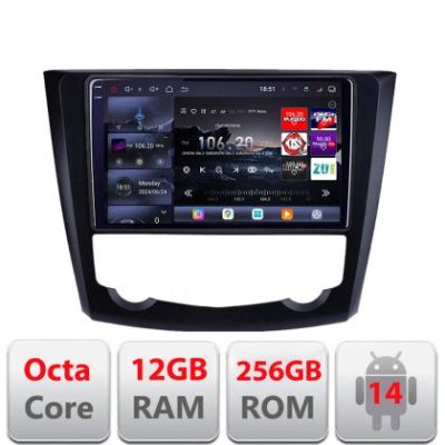 Navigatie Renault Kadjar 2015-2021 Edotec Kit-9030 8 core QLED 2K 12+256GB 360 Android Waze USB Navigatie Internet Youtube Radio
