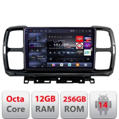 Navigatie Citroen C5 Aircross 2017+ Android radio gps internet 8 core QLED 2K 12+256GB 360 Edotec
