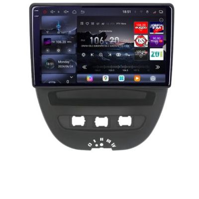 Navigatie Citroen C1 Peugeot 107 Toyota Aygo 2005-2014 Android radio gps internet 8 core QLED 2K 12+256GB 360 Edotec v2
