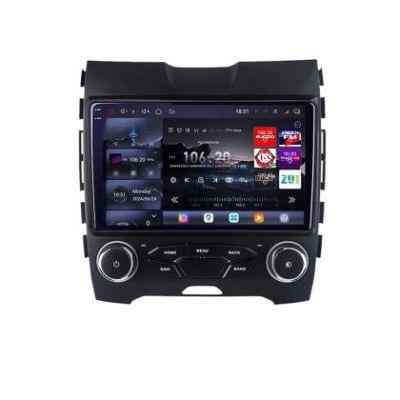 Navigatie Ford Edge 2015-2021 midline Edotec Kit-edge-mid 8 core QLED 2K 12+256GB 360 Android Waze USB Navigatie Internet Youtube Radio