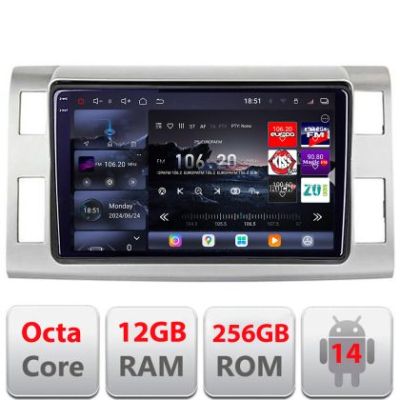 Navigatie Toyota Estima intre anii 2006-2013 Android radio gps internet 8 core QLED 2K 12+256GB 360 Edotec