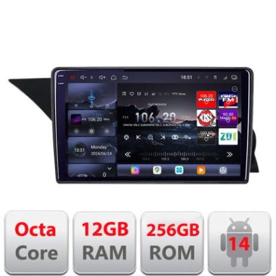 Navigatie Mercedes GLK 2012-2015 NTG4.5 Edotec Kit-GLK 8 core QLED 2K 12+256GB 360 Android Waze USB Navigatie Internet Youtube Radio