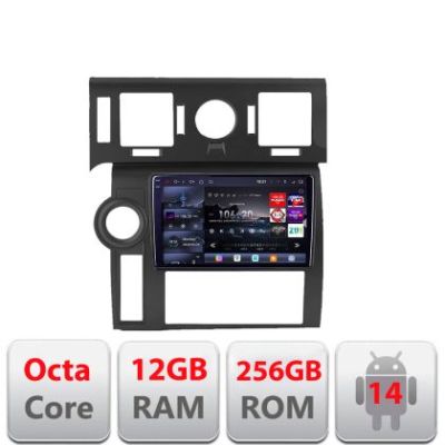 Navigatie Hummer H2 2002-2008 Android radio gps internet 8 core QLED 2K 12+256GB 360 Edotec