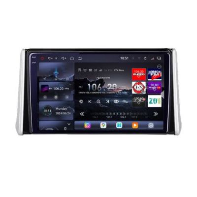 Navigatie Toyota RAV4 Suzuki Across 2018+ 8 core QLED 2K 12+256GB 360 Android Waze USB Navigatie Internet Youtube Radio v1 Edotec
