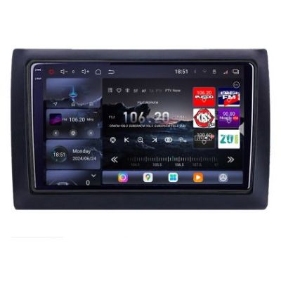 Navigatie Fiat Stilo Edotec Kit-STILO 8 core QLED 2K 12+256GB 360 Android Waze USB Navigatie Internet Youtube Radio