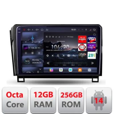 Navigatie Toyota Tundra 2007-2013 Android radio bluetooth internet 8 core QLED 2K 12+256GB 360 Edotec