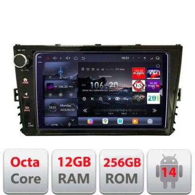 Navigatie VW masini dupa 2018 Android radio gps internet 8 core QLED 2K 12+256GB 360 Edotec