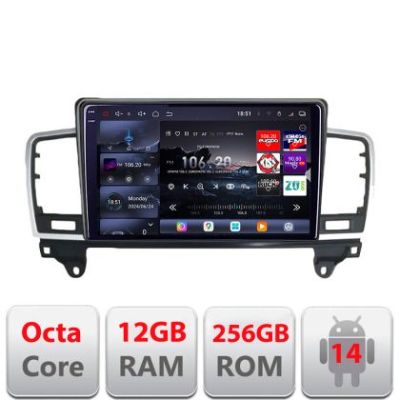 Navigatie Mercedes ML W166 2012-2015 NTG4.5 Edotec Kit-W166 8 core QLED 2K 12+256GB 360 Android Waze USB Navigatie Internet Youtube Radio