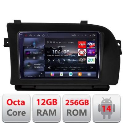Navigatie S Klass w221 2006-2014 Android radio bluetooth internet 8 core QLED 2K 12+256GB 360 Edotec