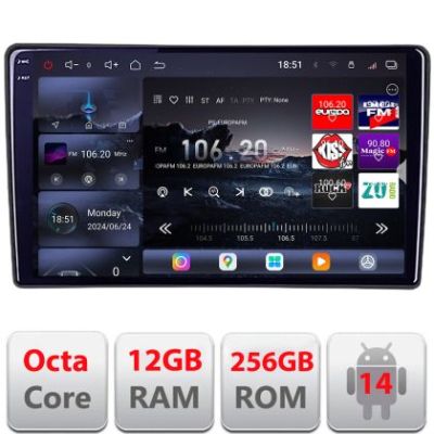 Navigatie Nissan X-Trail 2004-2007 Android radio gps internet 8 core QLED 2K 12+256GB 360 Edotec