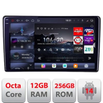Navigatie Renault Traffic Opel Vivaro Nissan Primastar Qled 2K Octa Core 12+256GB LTE 4G DSP Wifi 5Ghz android auto carplay radio gps internet kit-traffic2+EDT-E810-2K