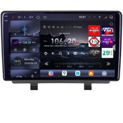 Navigatie Opel Zafira C 2011-2019 Qled 2K Octa Core 12+256GB LTE 4G DSP Wifi 5Ghz android auto carplay radio gps internet KIT-zafira-c+EDT-E809-2K
