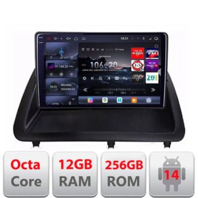 Navigatie Lexus CT 2011-2018 varianta cu ecran de fabrica Qled 2K Octa Core 12+256GB LTE 4G DSP Wifi 5Ghz android auto carplay radio gps internet KIT-ct-high+EDT-E809-2K