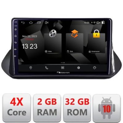 Navigatie Nissan X-trail 2021- Nakamichi Android Ecran 720P Quad Core 2+32 carplay android auto NAM5230