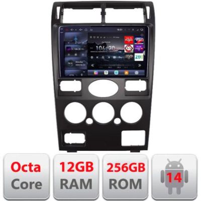 Navigatie Ford Mondeo 2004-2007 Qled 2K Octa Core 12+256GB LTE 4G DSP Wifi 5Ghz android auto carplay radio gps internet kit-mondeo2001+EDT-E809-2K