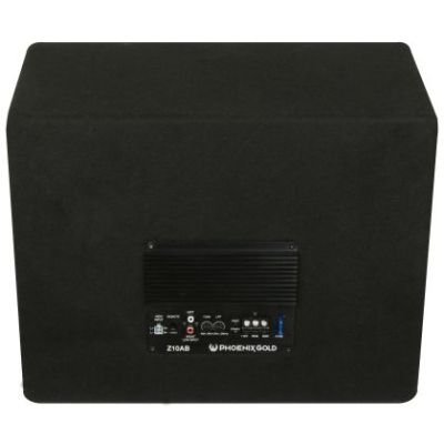 Subwoofer activ Phoenix Gold, difuzor 10", 200 W RMS, 800 W MAX, kit de cabluri incluse