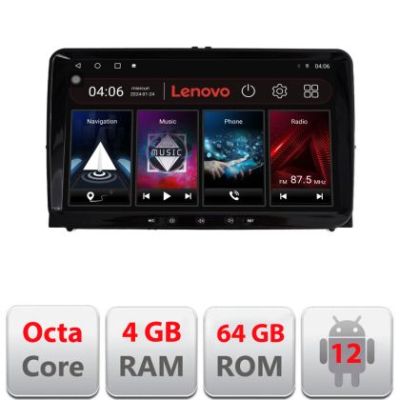 Navigatie dedicata VW Skoda Seat Edotec VW PRO ecran 9" Qled Android 8 core 4+64 4G DSP 360 Wifi radio usb BT GPS carplay android auto