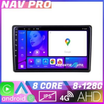 Navigatie Audi A4 B6 Octa Core KIT 050 EDOTEC-LITE Android Ecran 720P Octa Core 8 128 Carplay