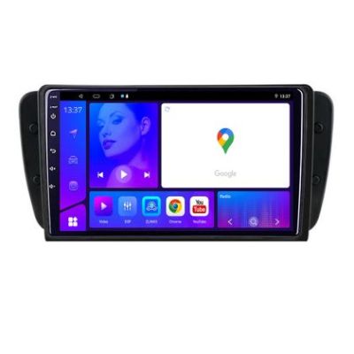 Navigatie Seat Ibiza 2008 2014 KIT 246 EDOTEC-LITE Android Ecran 720P Octa Core 8 128 Carplay