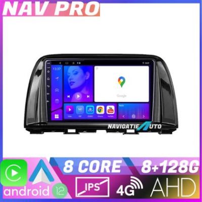 Navigatie Mazda CX5 2015 2017 EDOTEC-LITE Android Ecran 720P Octa Core 8 128 Carplay